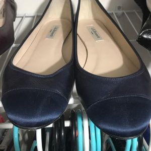 LK Bennett royal blue ballet